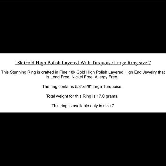 Turquoise Ring - Picture 4 of 4